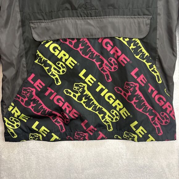 Le Tigre Pullover Jacket Half Zip Windbreaker Size Small - Picture 2 of 11